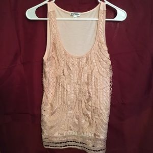 Pastel pink Express tank top